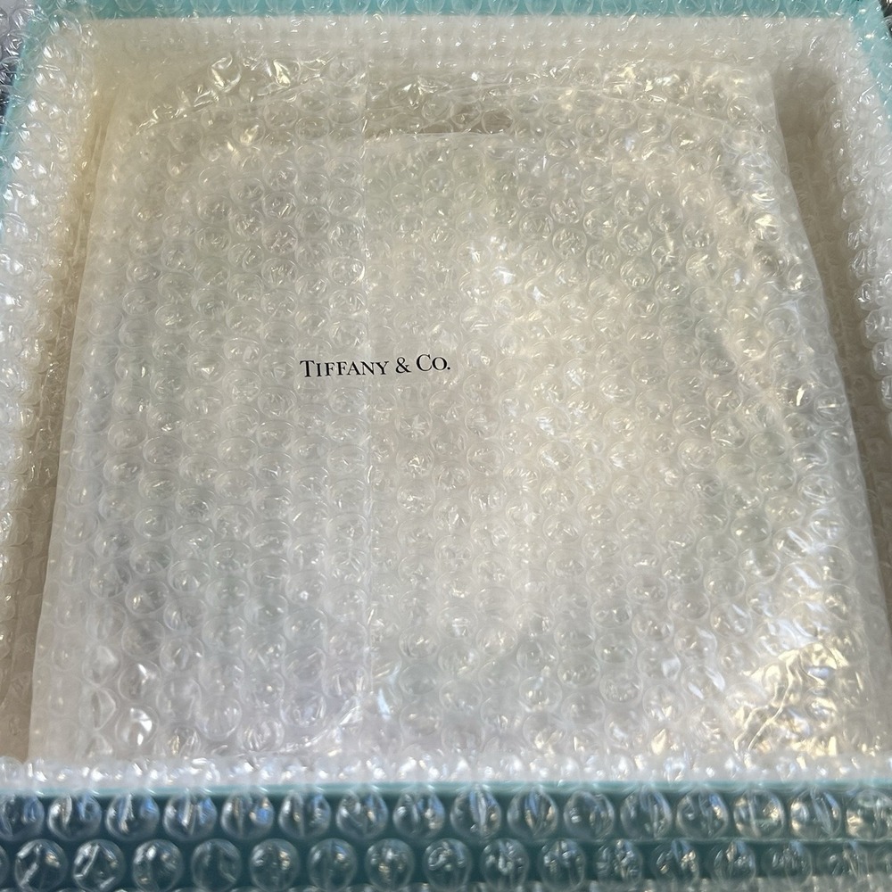 NEW 1993 Tiffany & Co 200th Anniversary US Capitol Green & Gold 8" Plate W Box - Picture 8 of 12